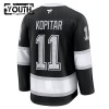 Børn NHL Los Angeles Kings Trøje 2024-25 Fanatics Premium Anze Kopitar Sort Hjemme